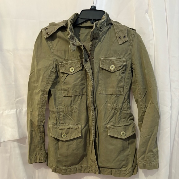 J. Crew‎ Womens Vintage Ripstop Utility Field Jacket Small XS - Picture 1 of 7